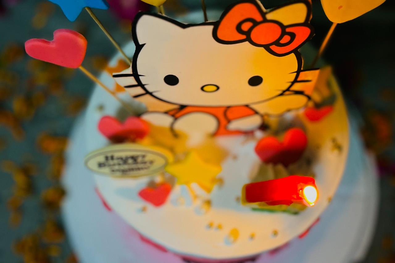 キティのケーキのブログ画像