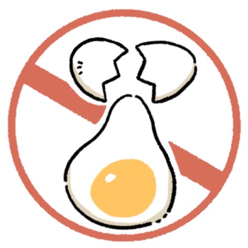 卵不使用ケーキ